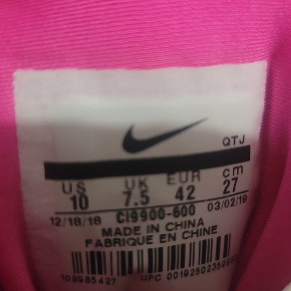 Nike Air VaporMax Plus Laser Fuchsia Summer Sunset Womens 10 - Picture 4 of 4